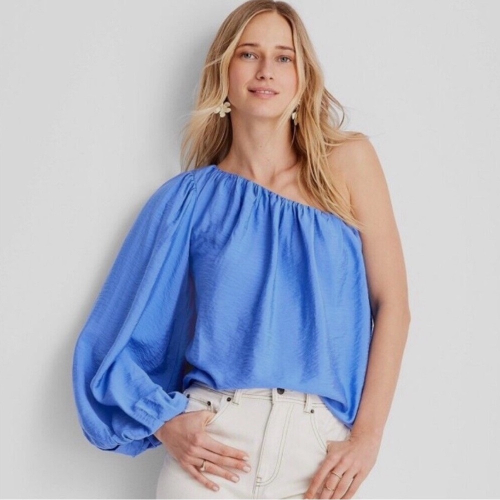 Target Future Collective Jenny K. Lopez One Shoulder Blouse